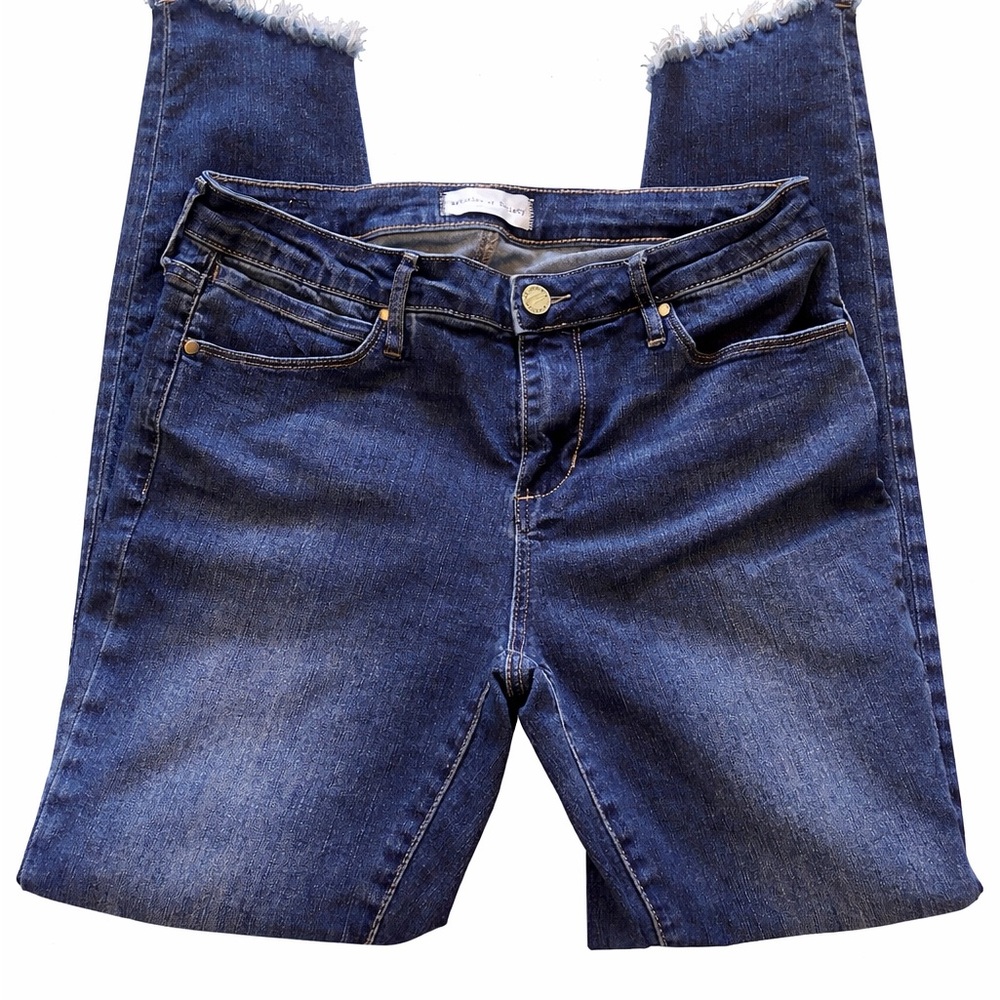 Articles Of Society Dark Blue Cropped Jeans